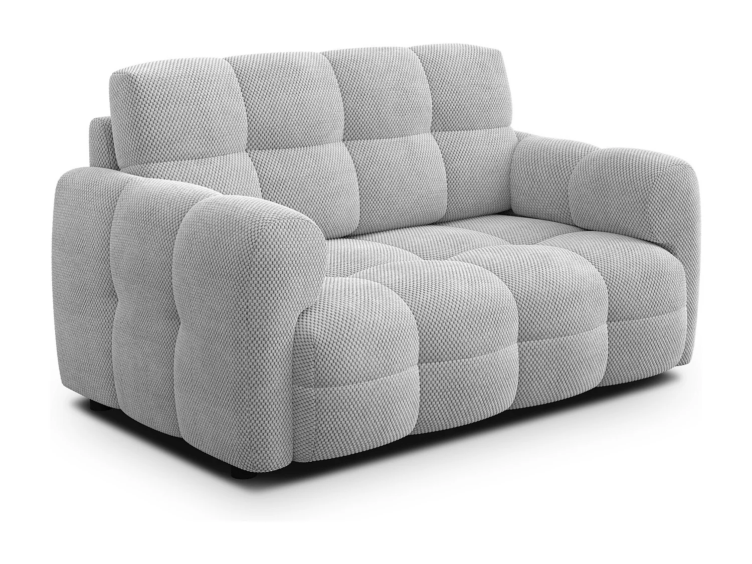 CANAPÉ MELLOW 2 places, tissu gris clair