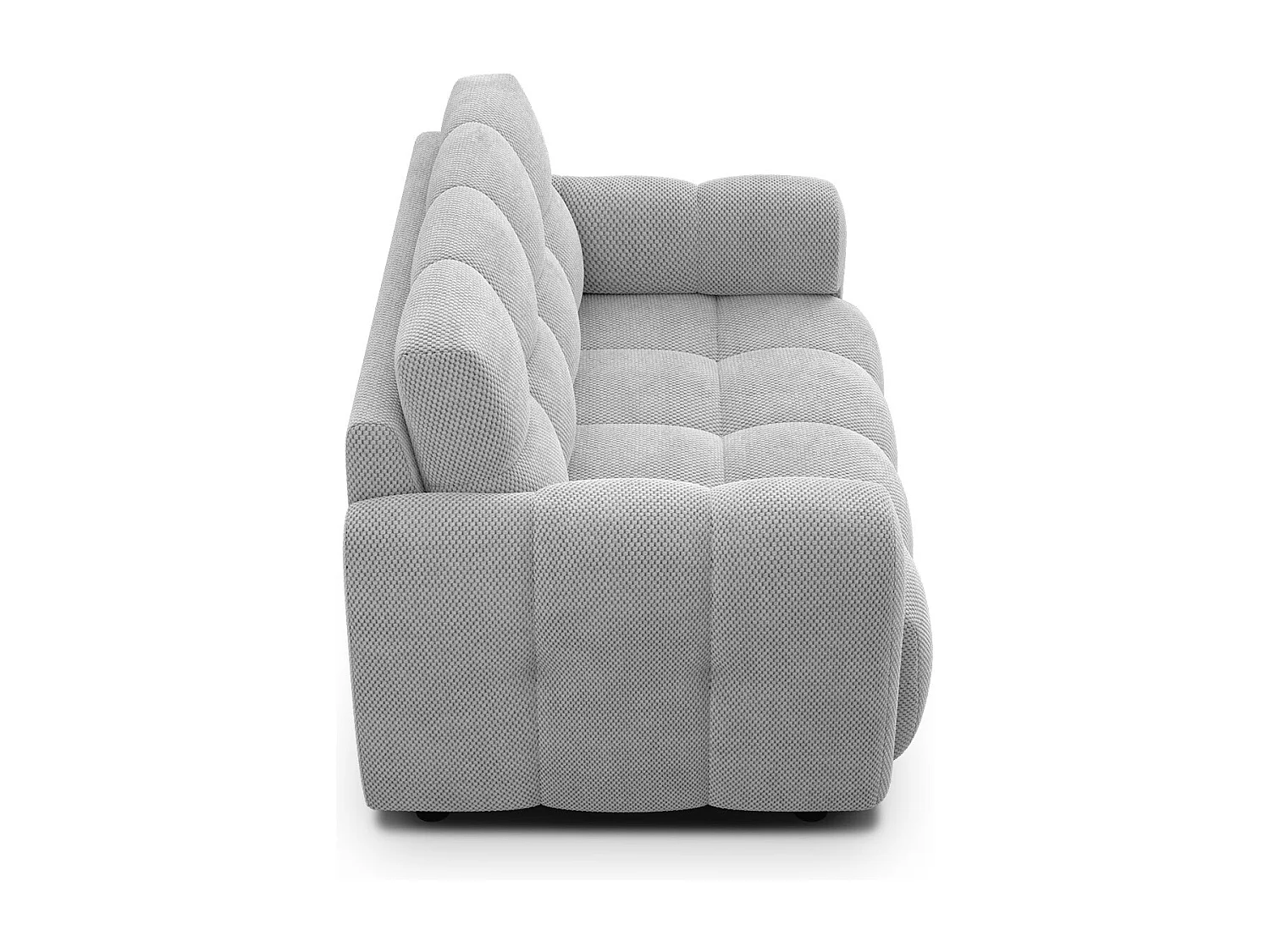 CANAPÉ MELLOW 2 places, tissu gris clair