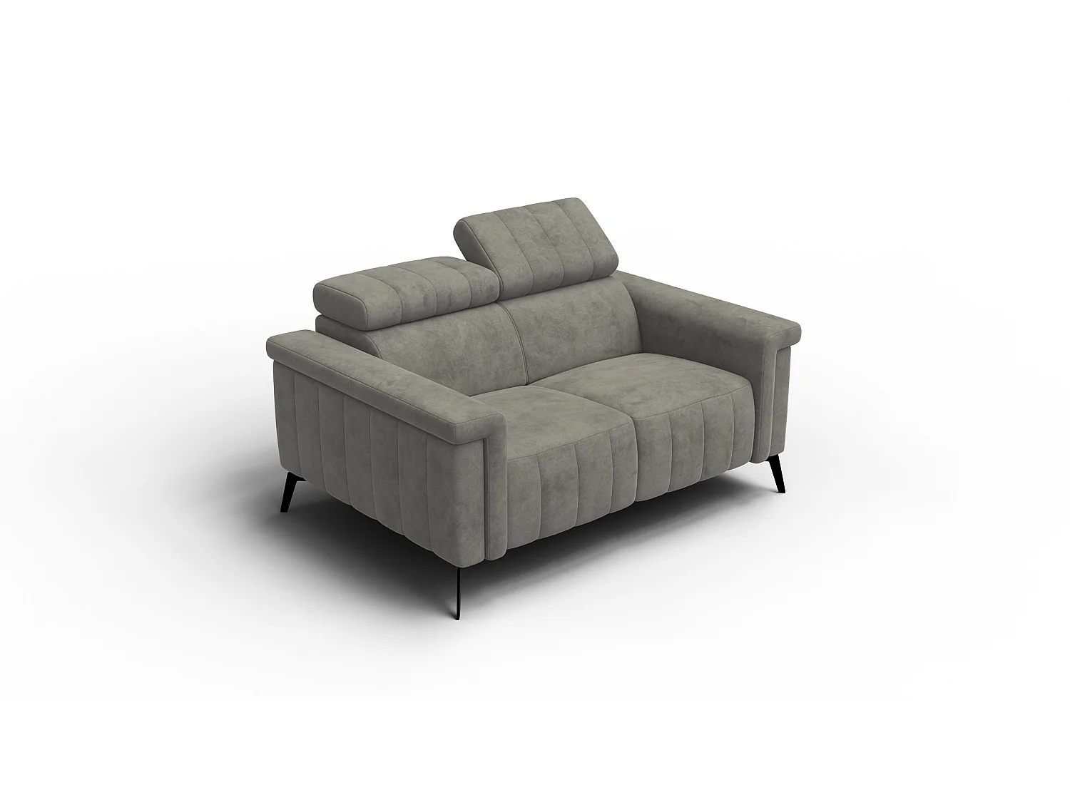 Sofa 2-Sitzer NORDEL, taupe
