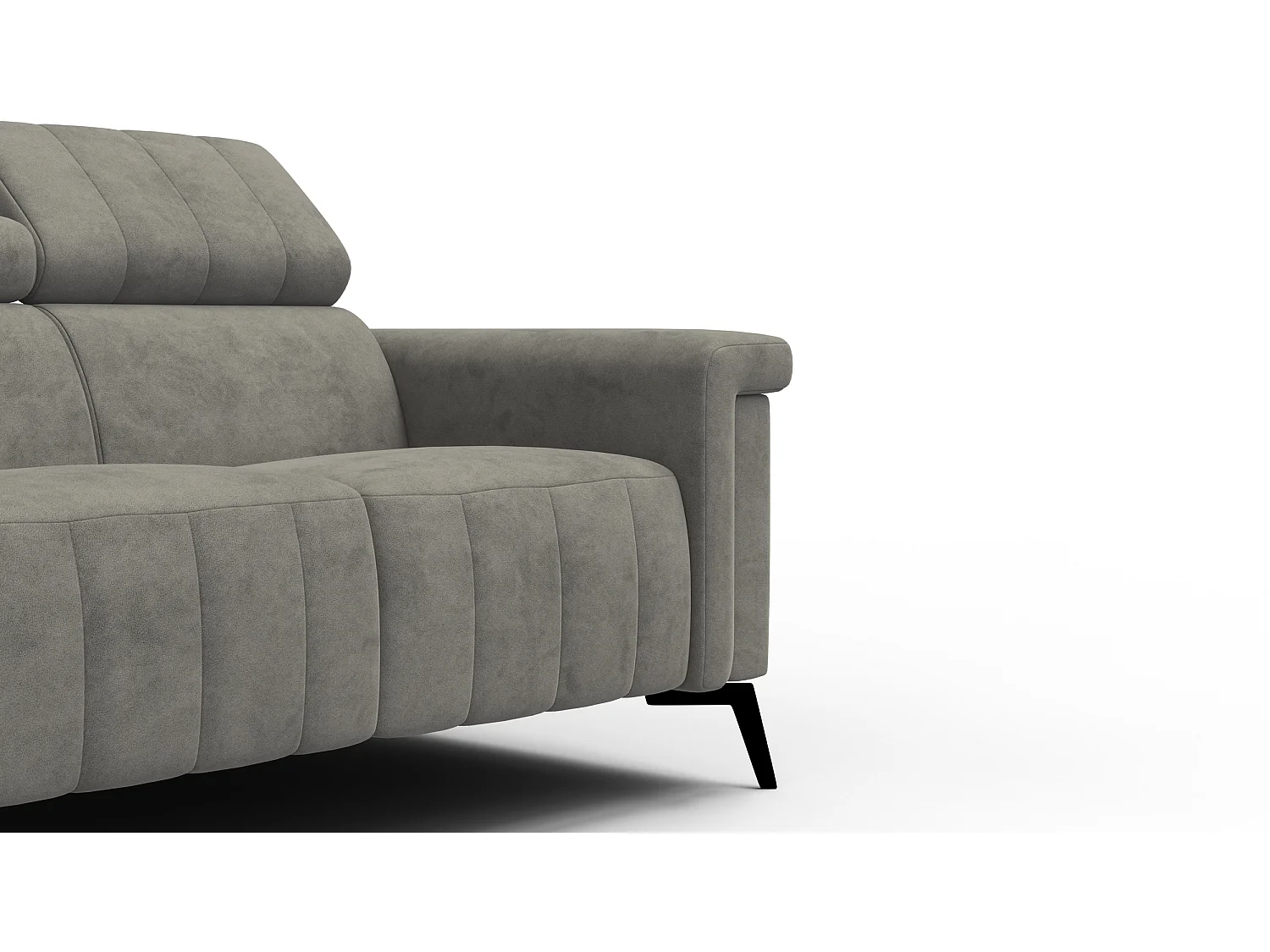 Sofa 2-Sitzer NORDEL, taupe