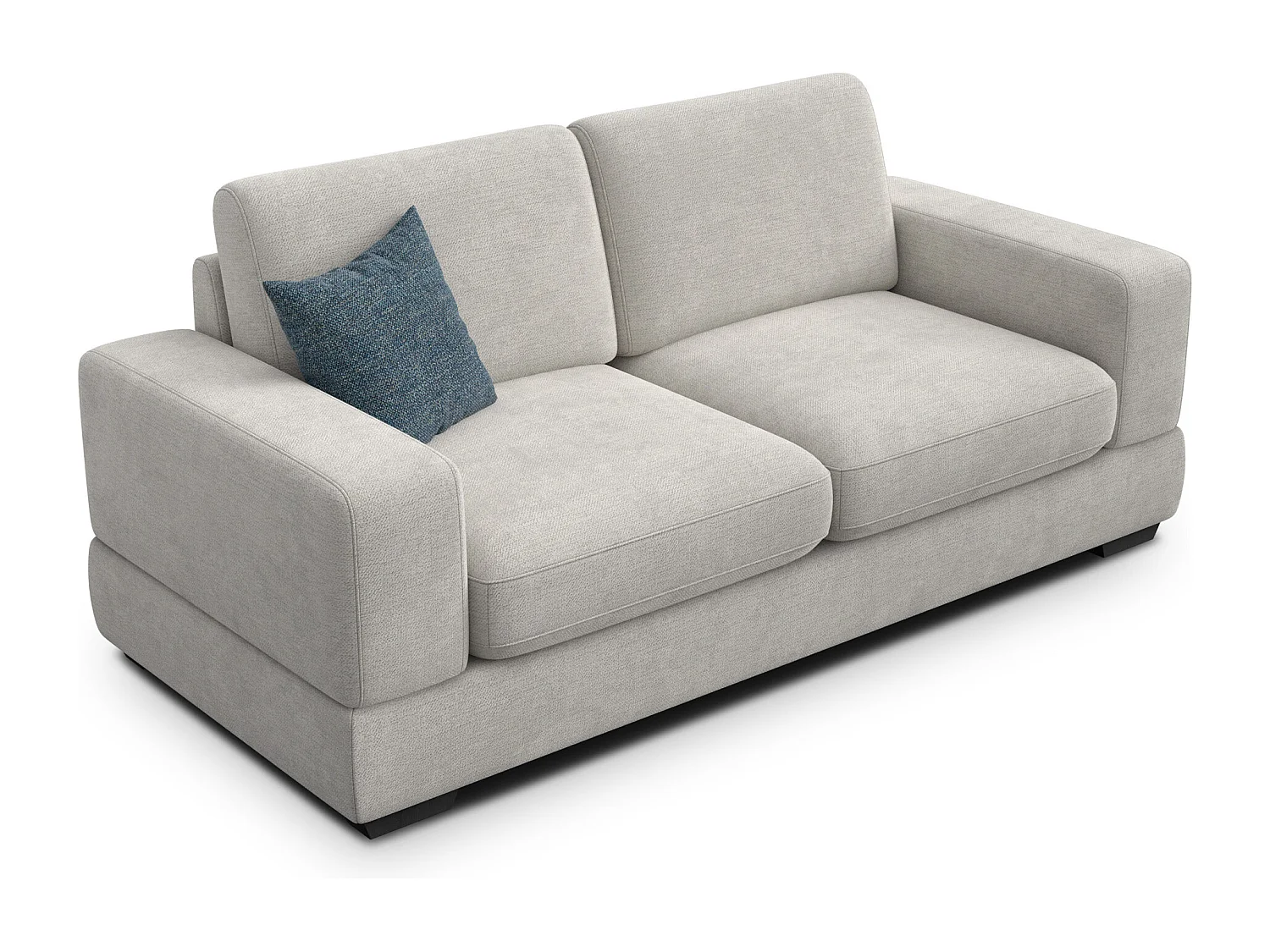 Canapé 3 places OTTO, tissu crème