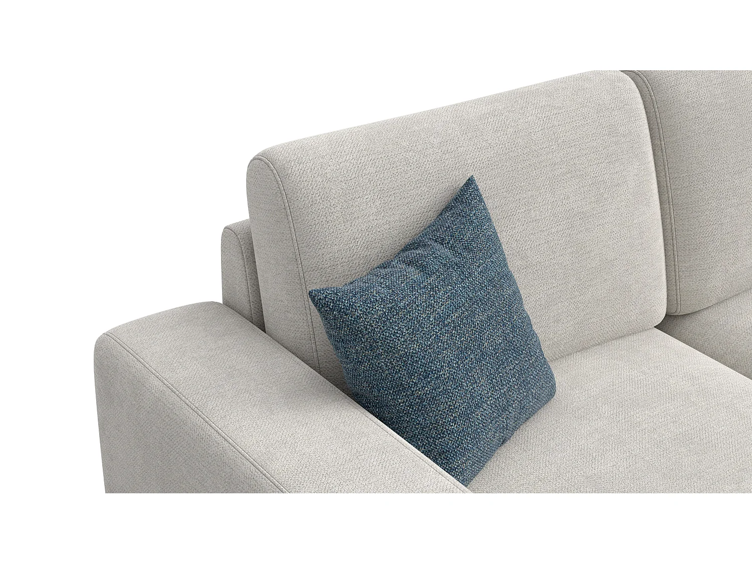 Canapé 3 places OTTO, tissu crème