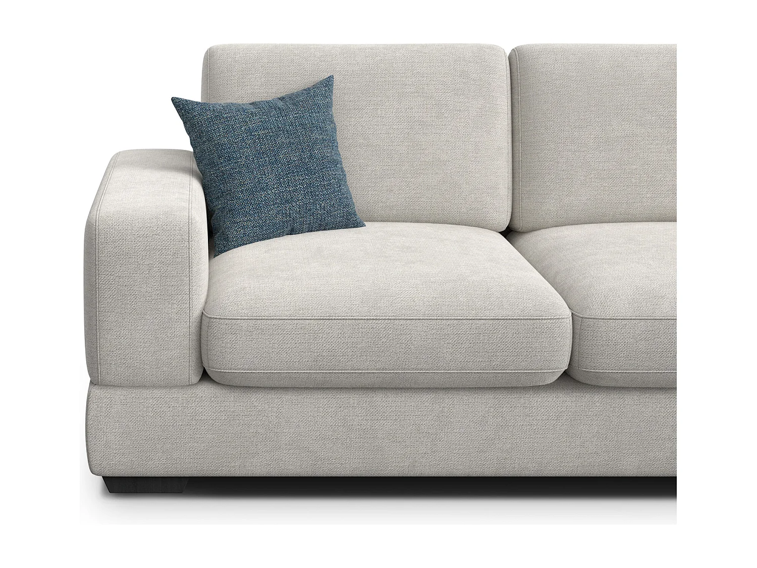 Canapé 3 places OTTO, tissu crème