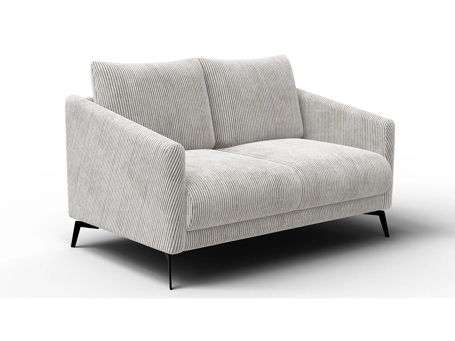 Sofa 2-Sitzer VILT, perlweiß