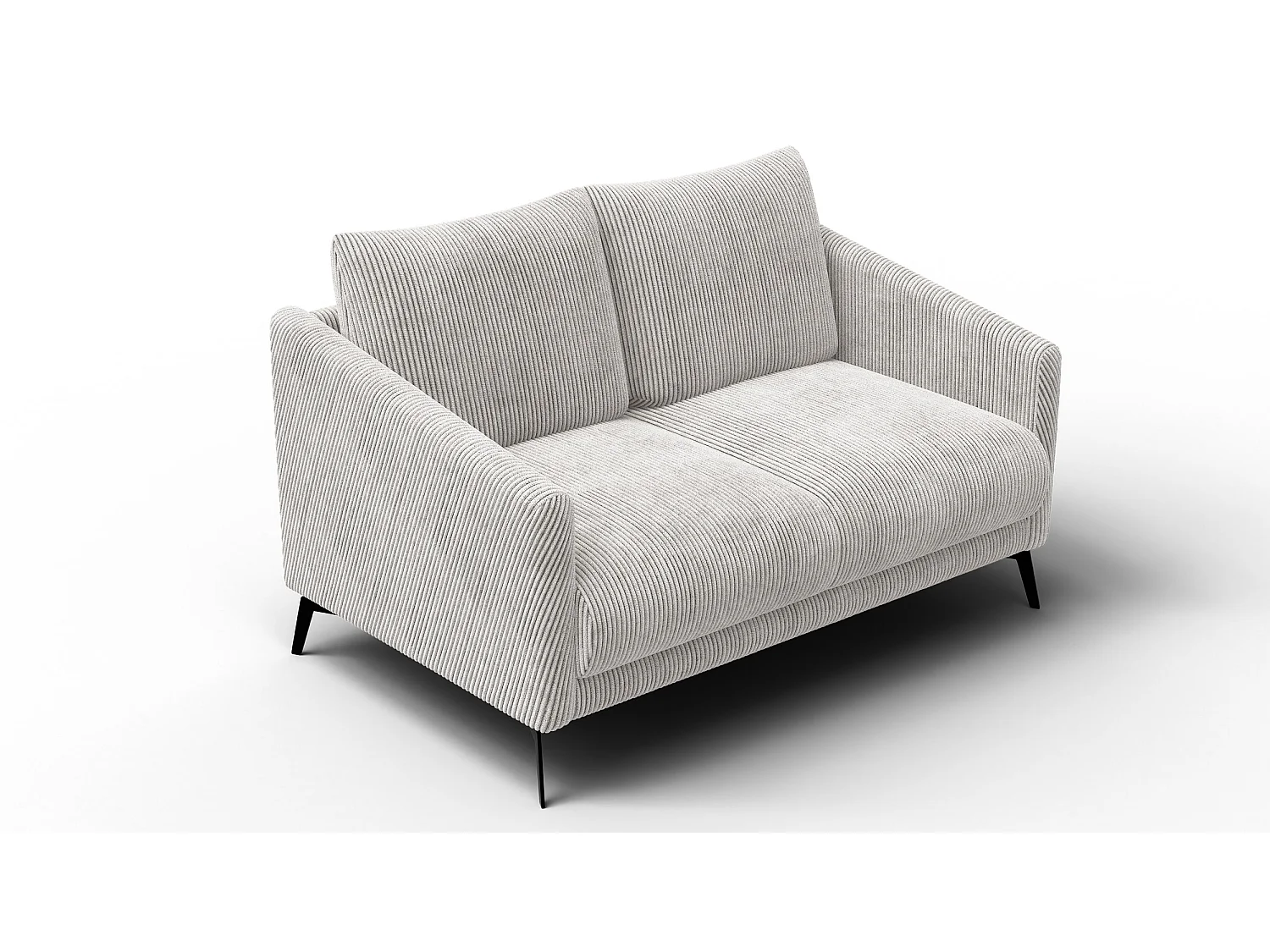 Sofa 2-Sitzer VILT, perlweiß