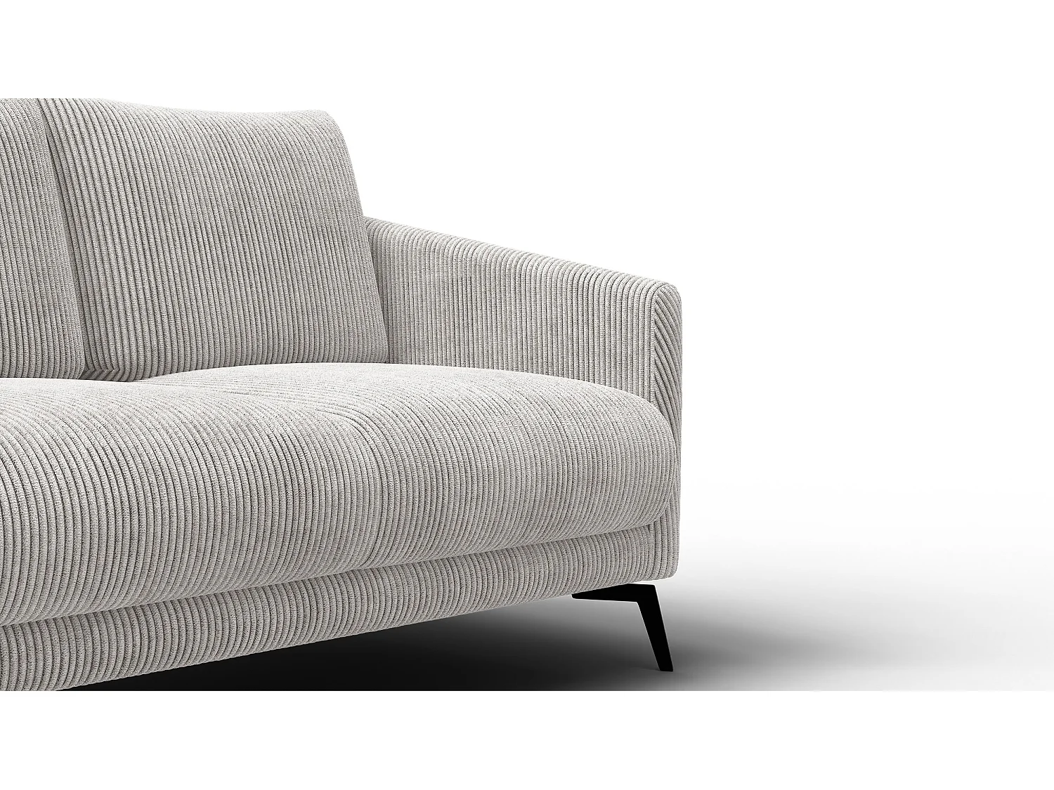 Sofa 2-Sitzer VILT, perlweiß