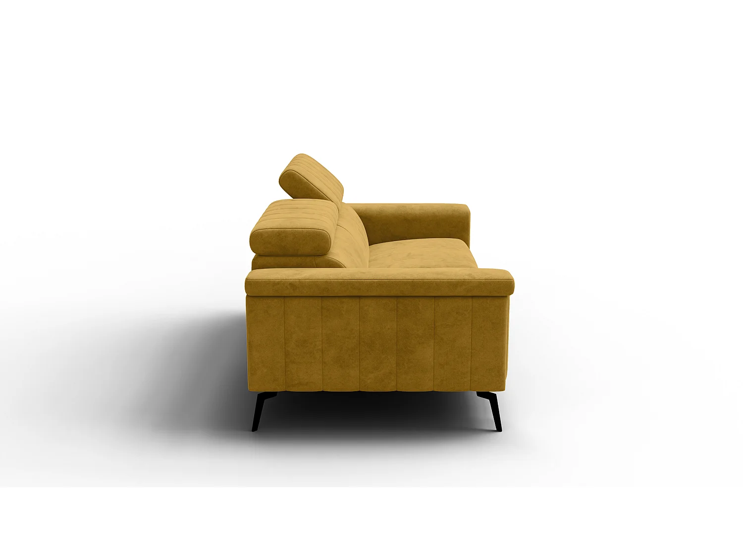 Sofa 3-Sitzer NORDEL, senfgelb