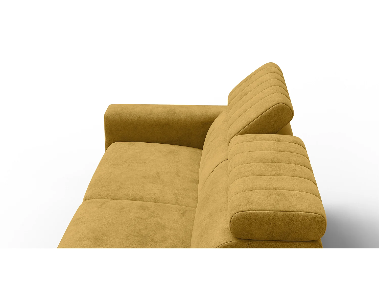 Sofa 3-Sitzer NORDEL, senfgelb
