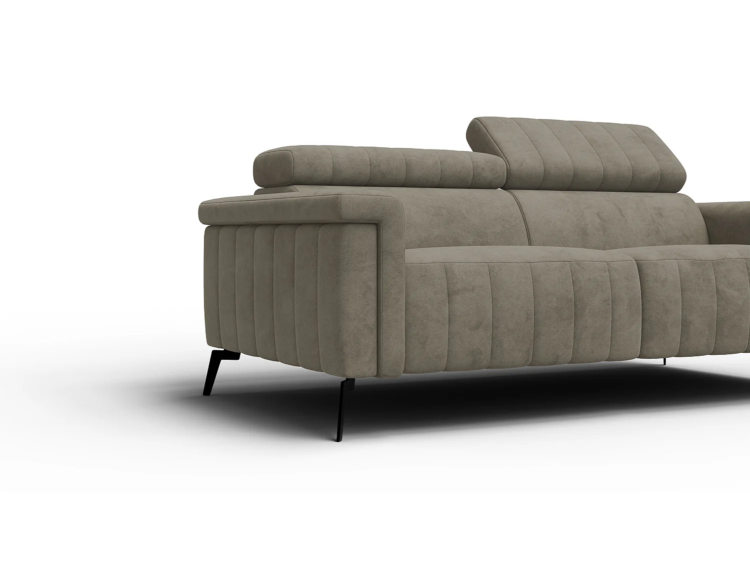 Sofa 3-Sitzer NORDEL, dunkles beige