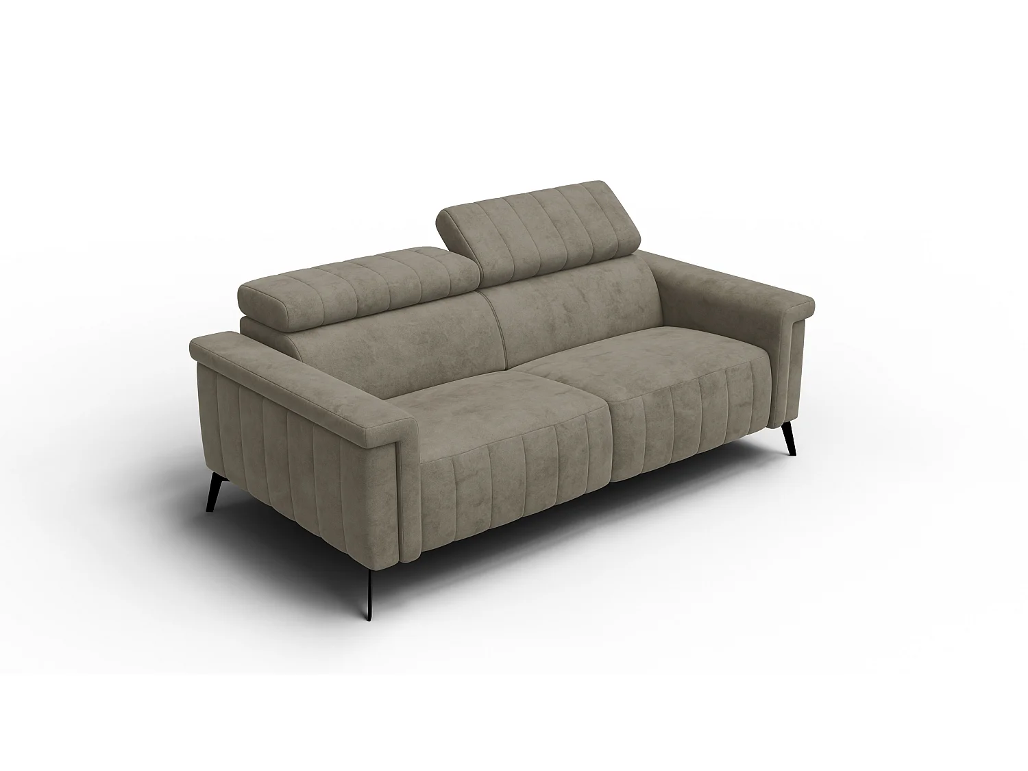 Sofa 3-Sitzer NORDEL, dunkles beige