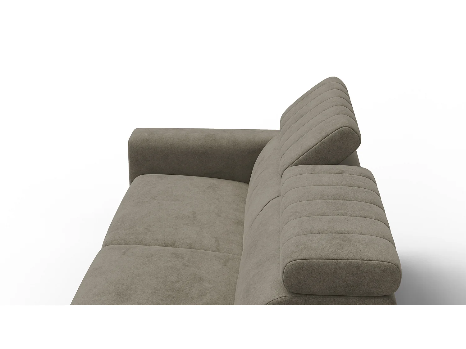 Sofa 3-Sitzer NORDEL, dunkles beige