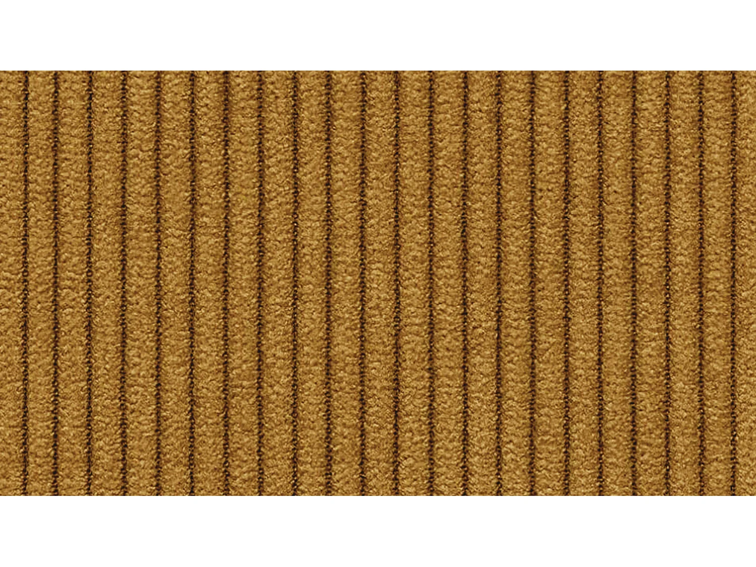 Canapé 2 places VILT, tissu jaune foncé