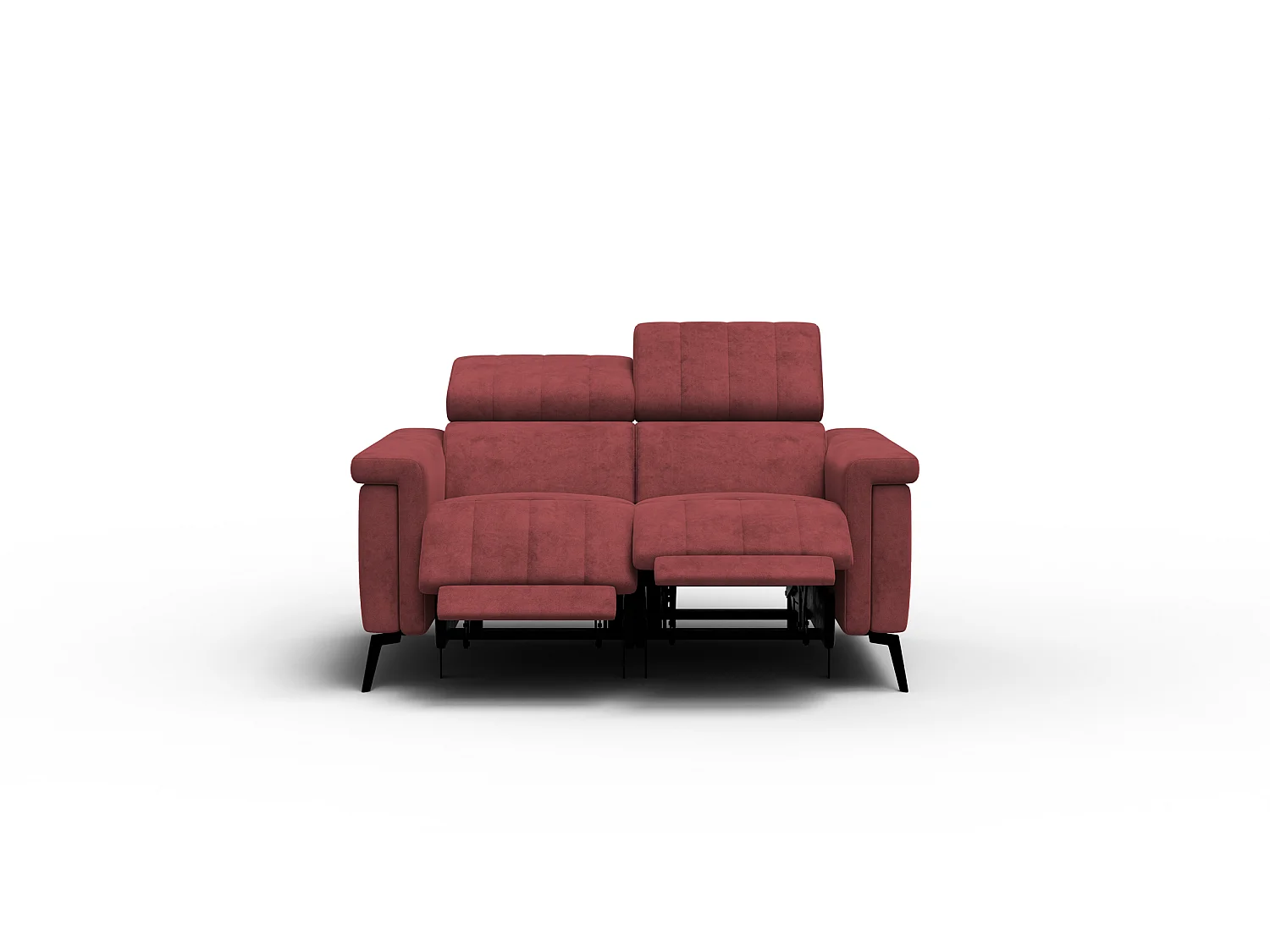Relaxsofa 2-Sitzer NORDEL, bordeaux
