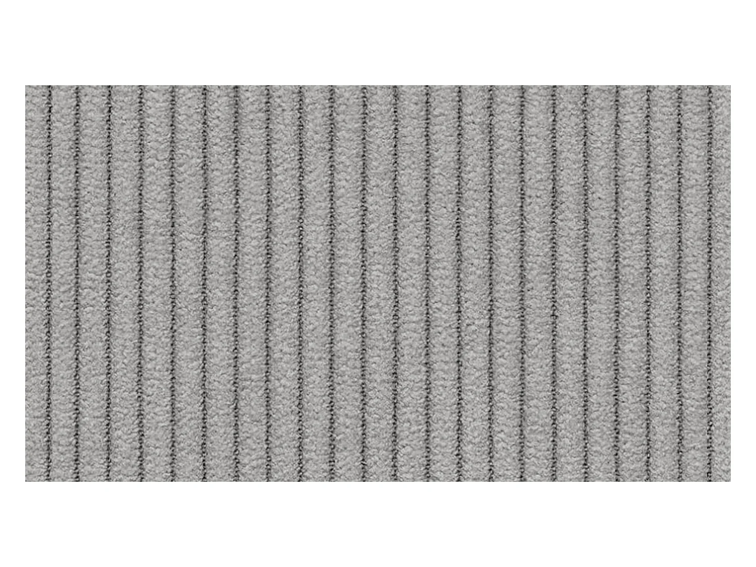 Canapé 2 places VILT, tissu gris clair