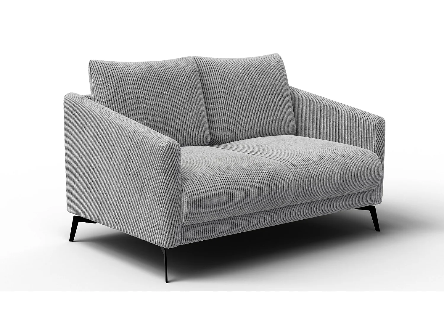 Sofa 2-Sitzer VILT, hellgrau