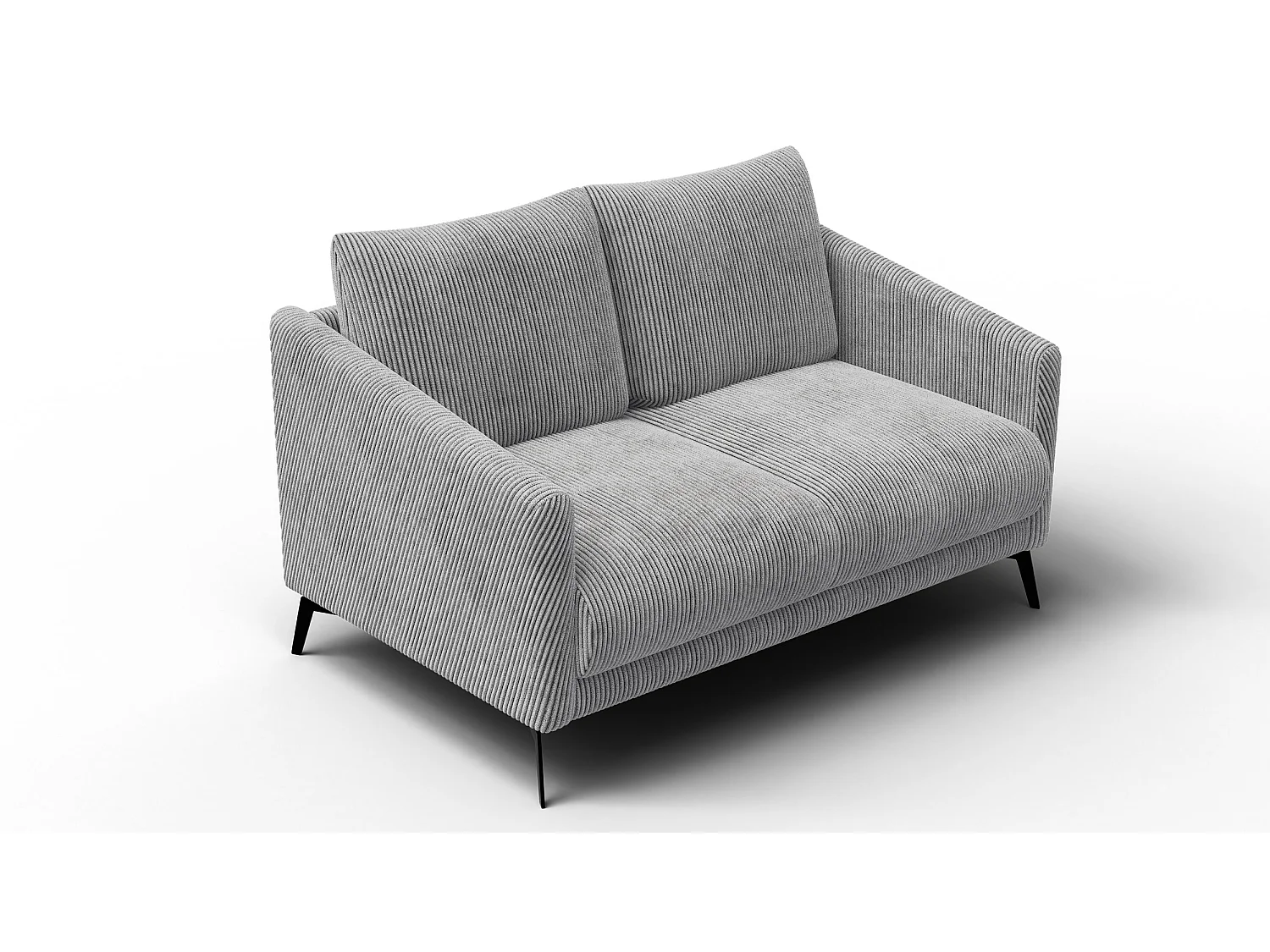 Sofa 2-Sitzer VILT, hellgrau