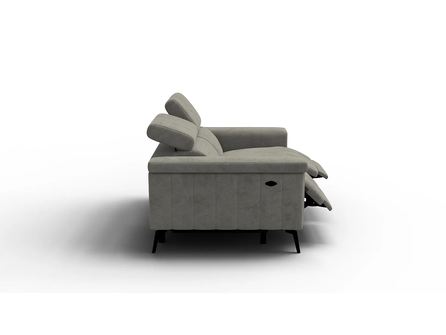 Relaxsofa 2-Sitzer NORDEL, taupe