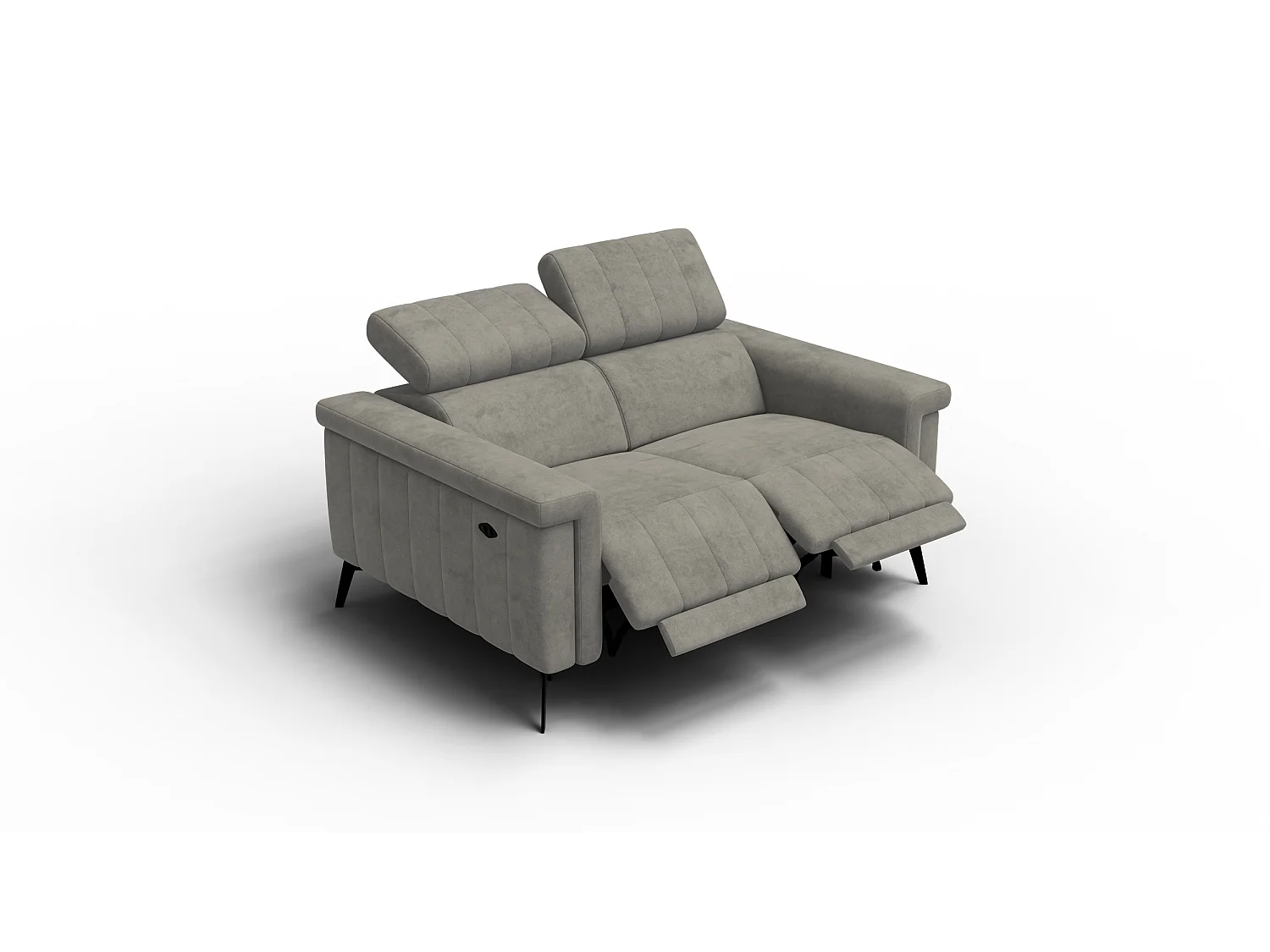 Relaxsofa 2-Sitzer NORDEL, taupe
