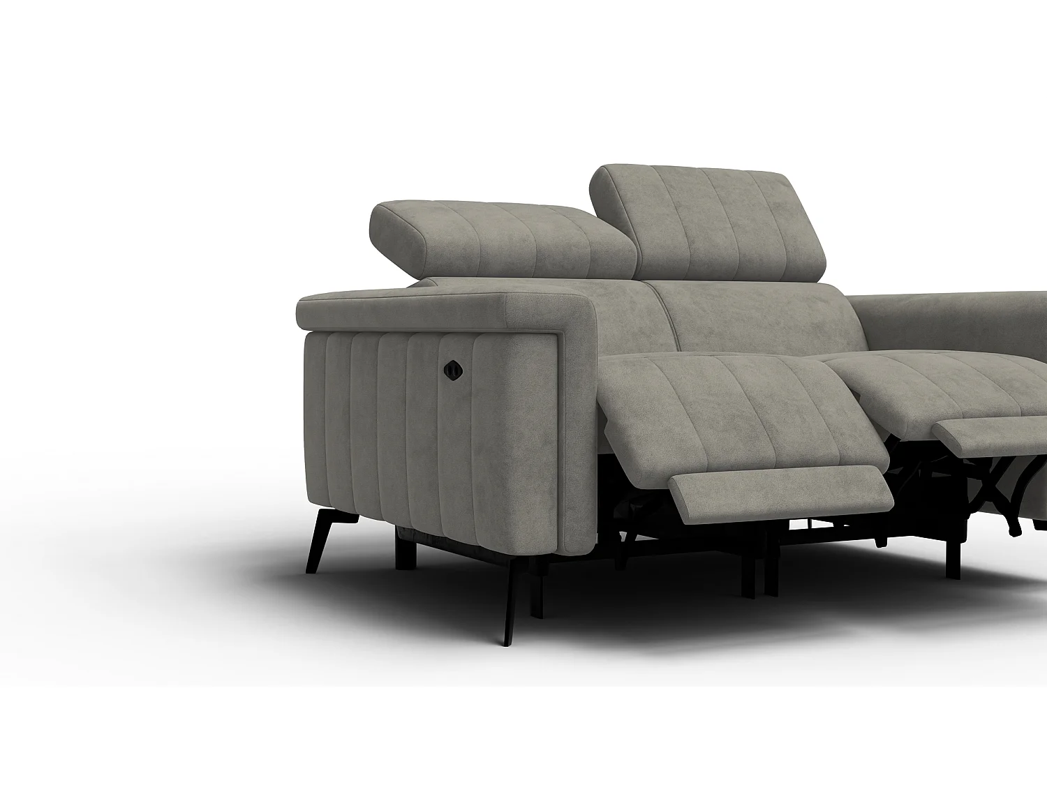 Relaxsofa 2-Sitzer NORDEL, taupe