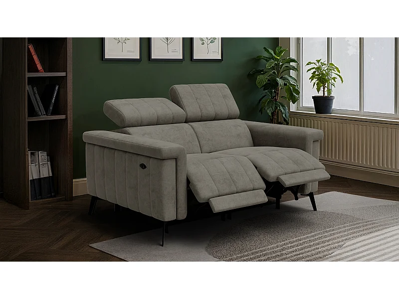 Relaxsofa 2-Sitzer NORDEL, taupe