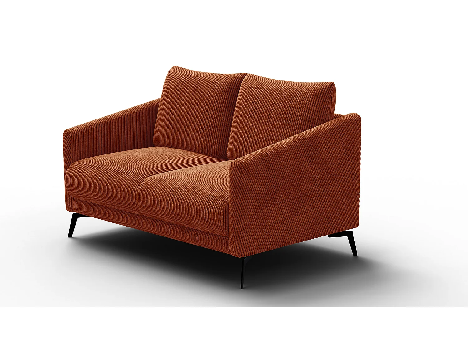 Sofa 2-Sitzer VILT, orange