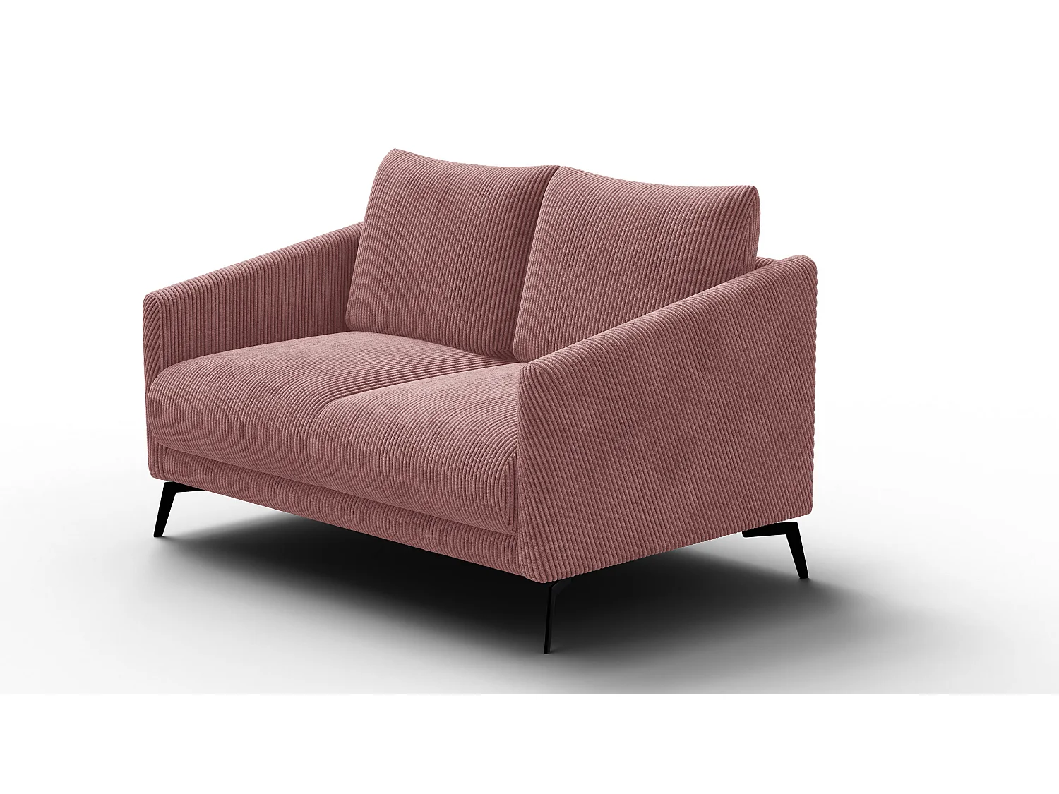 Sofa 2-Sitzer VILT, altrosa