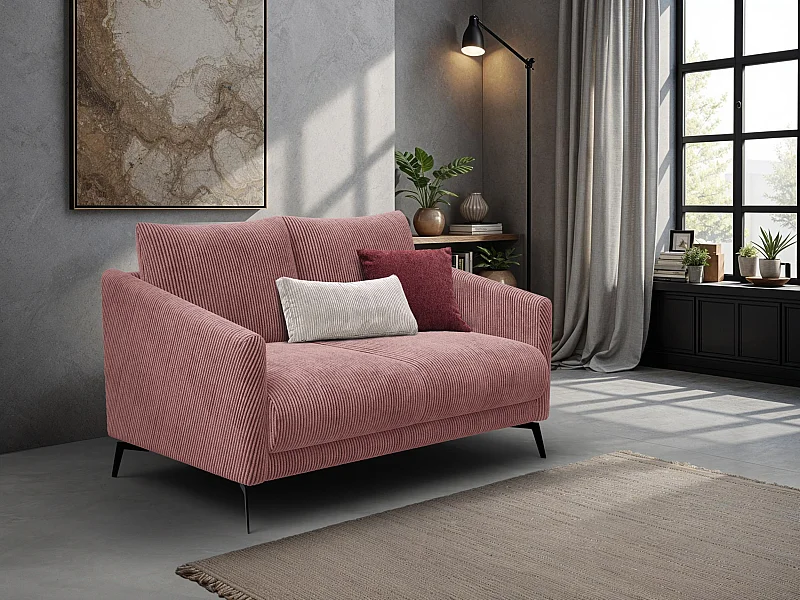Sofa 2-Sitzer VILT, altrosa