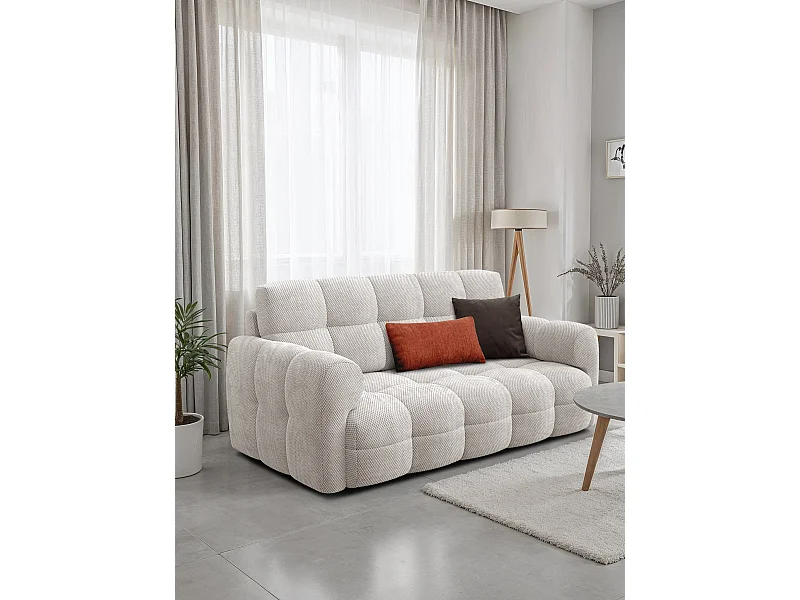 CANAPÉ MELLOW 2,5 places, tissu crème