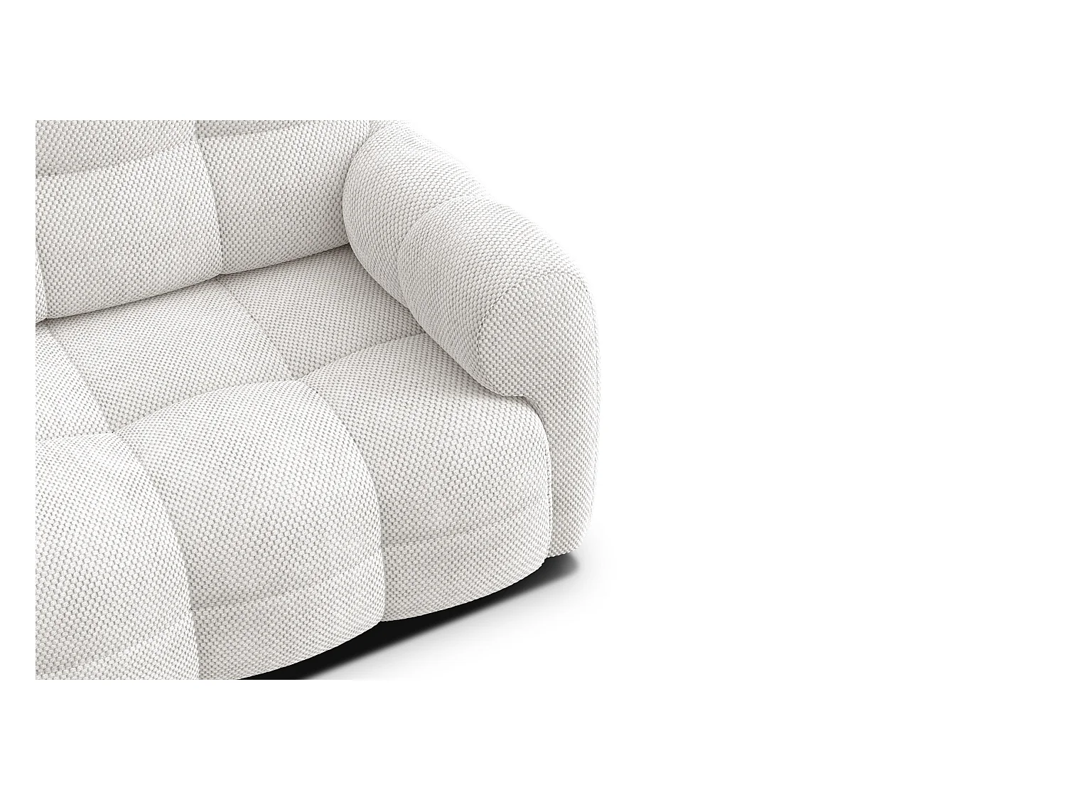 CANAPÉ MELLOW 2,5 places, tissu crème