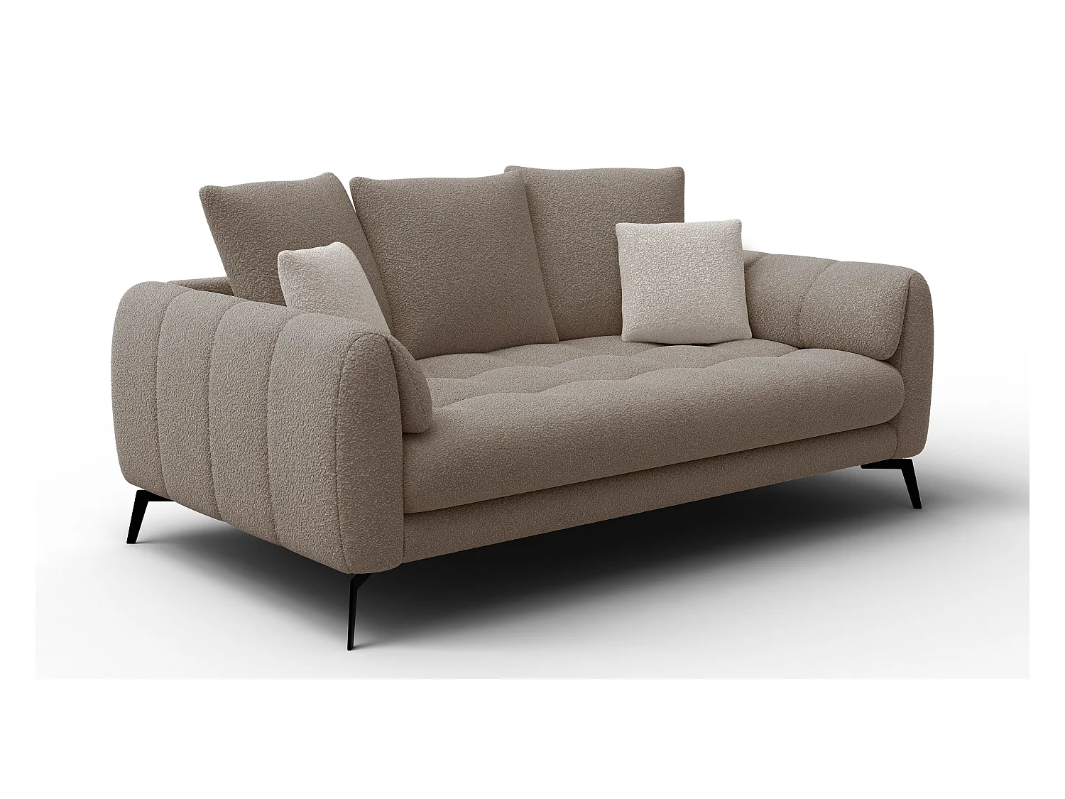 Canapé 2,5 places CALME, tissu beige