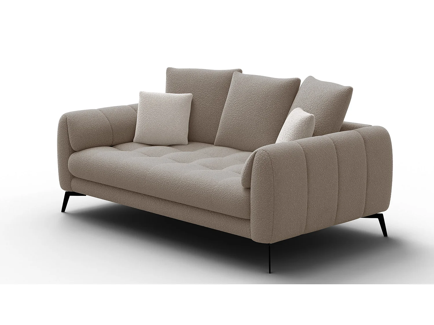 Canapé 2,5 places CALME, tissu beige