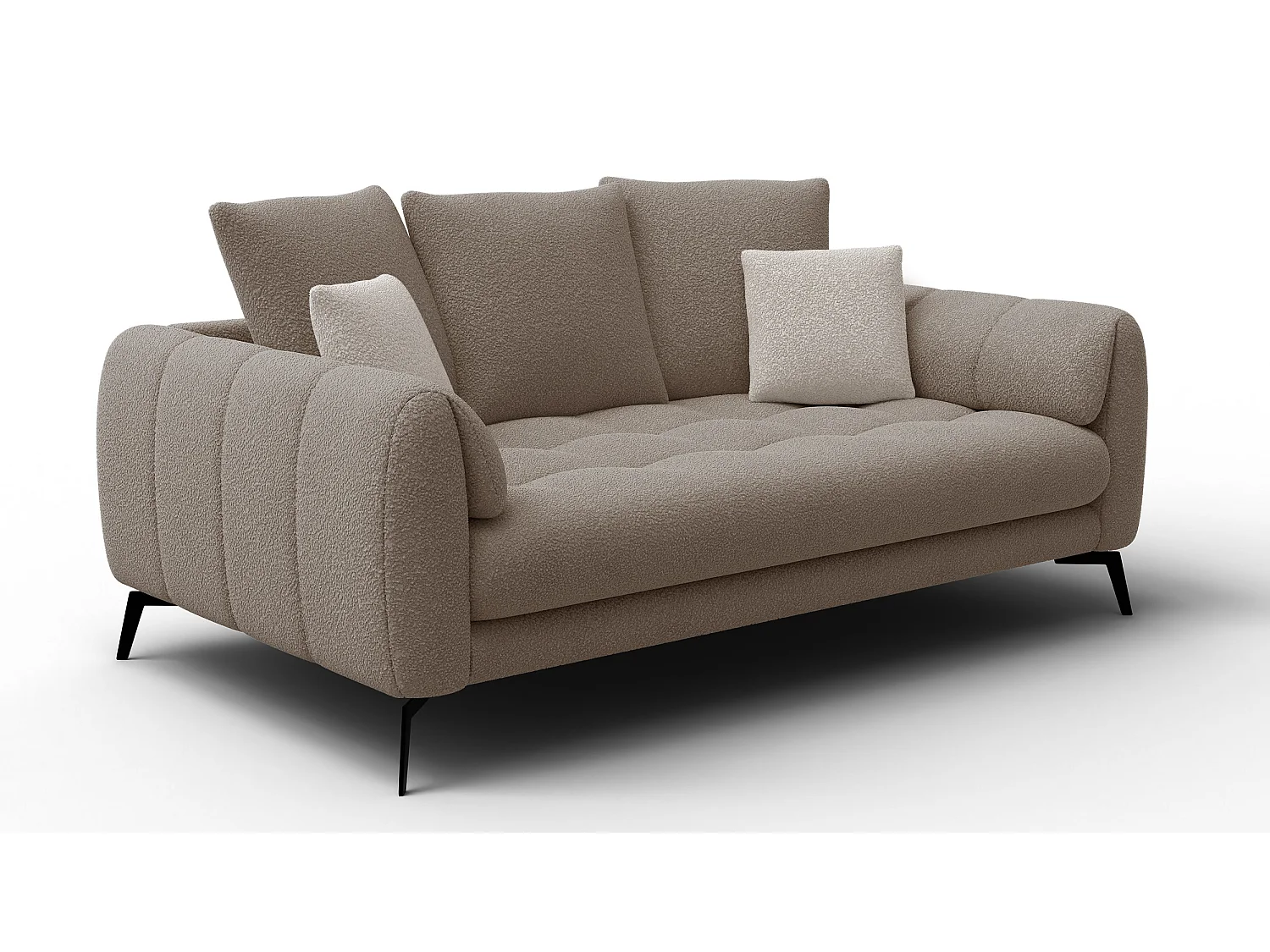 Canapé 2,5 places CALME, tissu beige