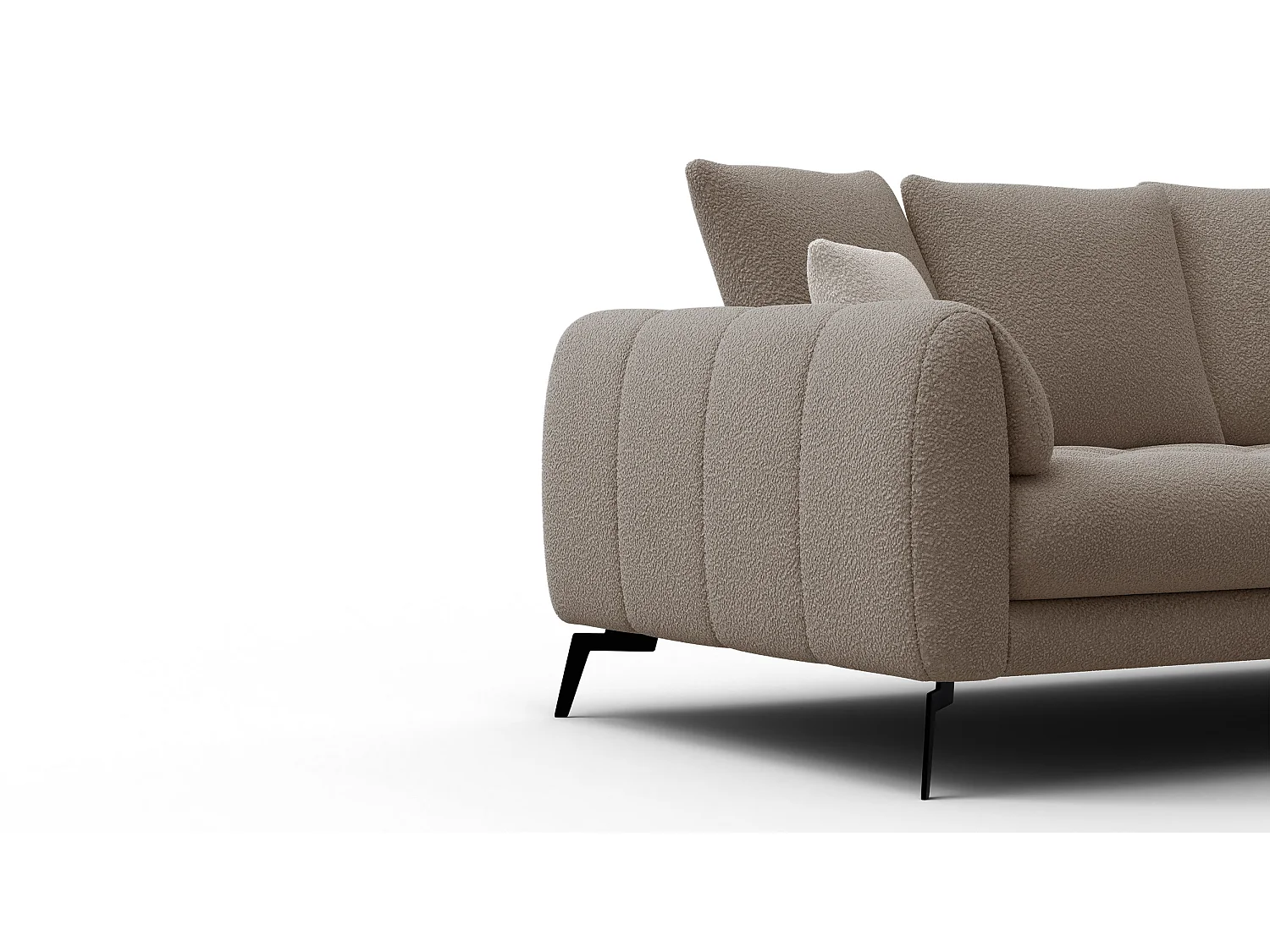 Canapé 2,5 places CALME, tissu beige