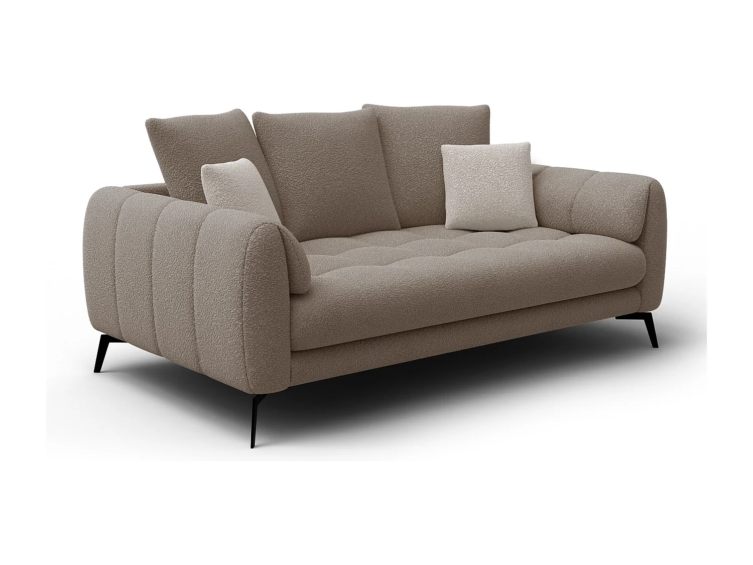 Canapé 2,5 places CALME, tissu beige