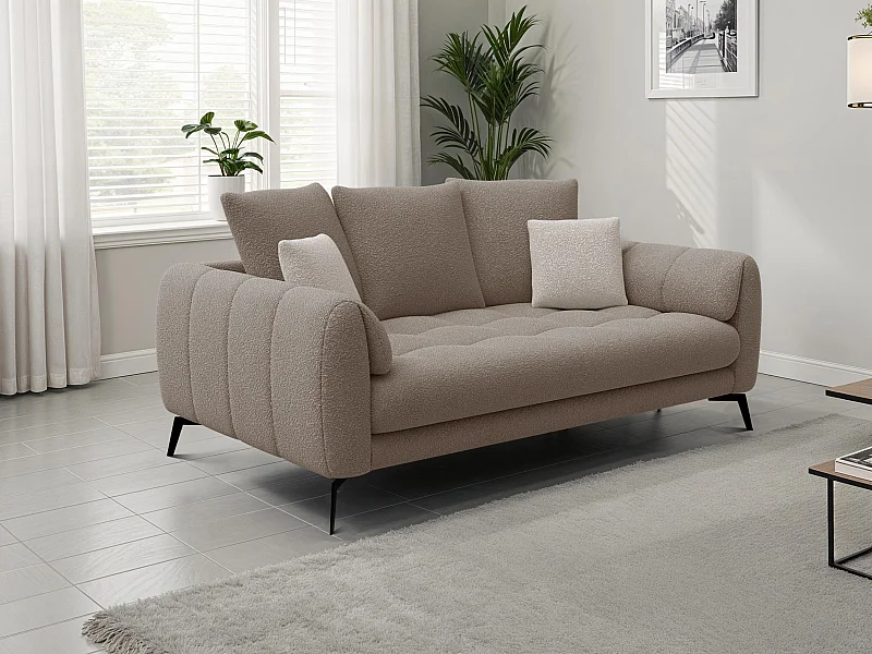 Sofa 2,5-Sitzer CALME, creme