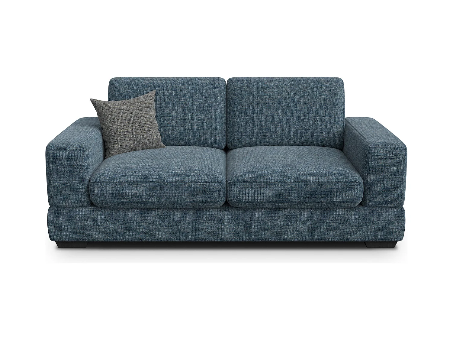 Canapé 3 places OTTO, tissu bleu marine