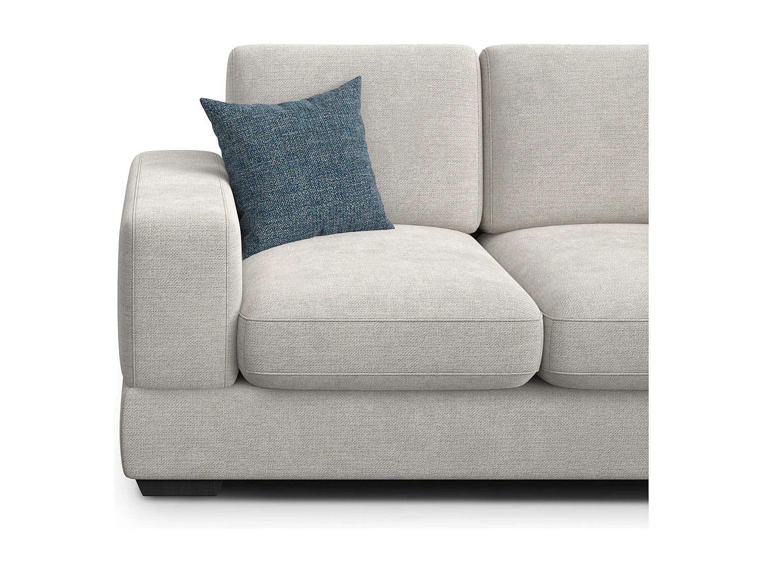 Canapé 2 places OTTO, tissu crème