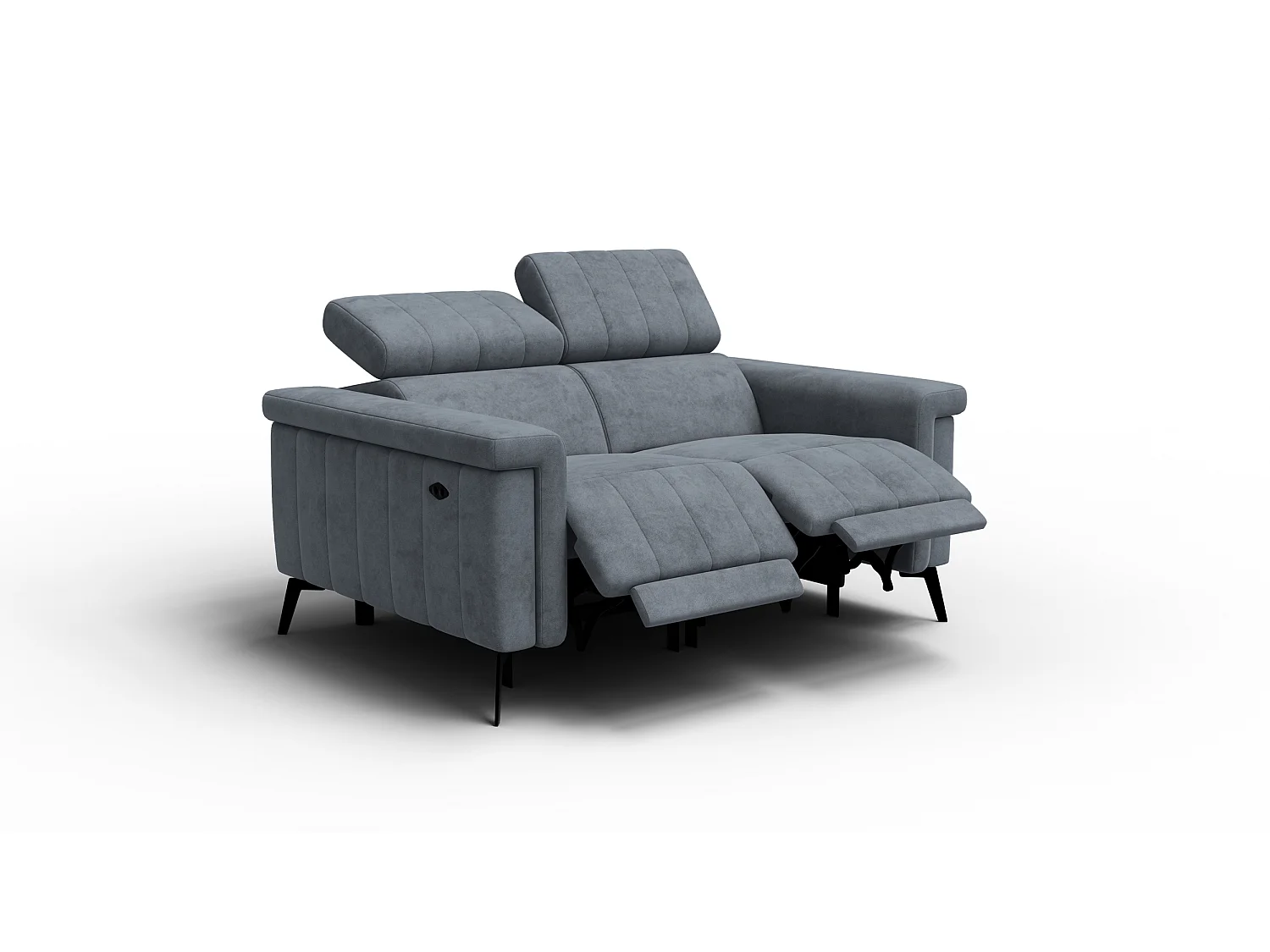 Relaxsofa 2-Sitzer NORDEL, dunkelgrau