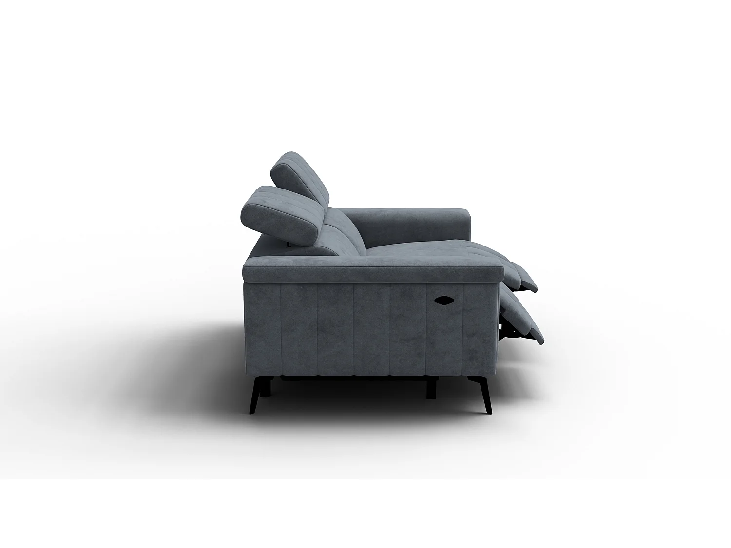 Relaxsofa 2-Sitzer NORDEL, dunkelgrau