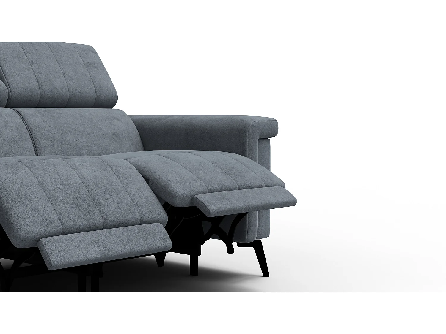 Relaxsofa 2-Sitzer NORDEL, dunkelgrau