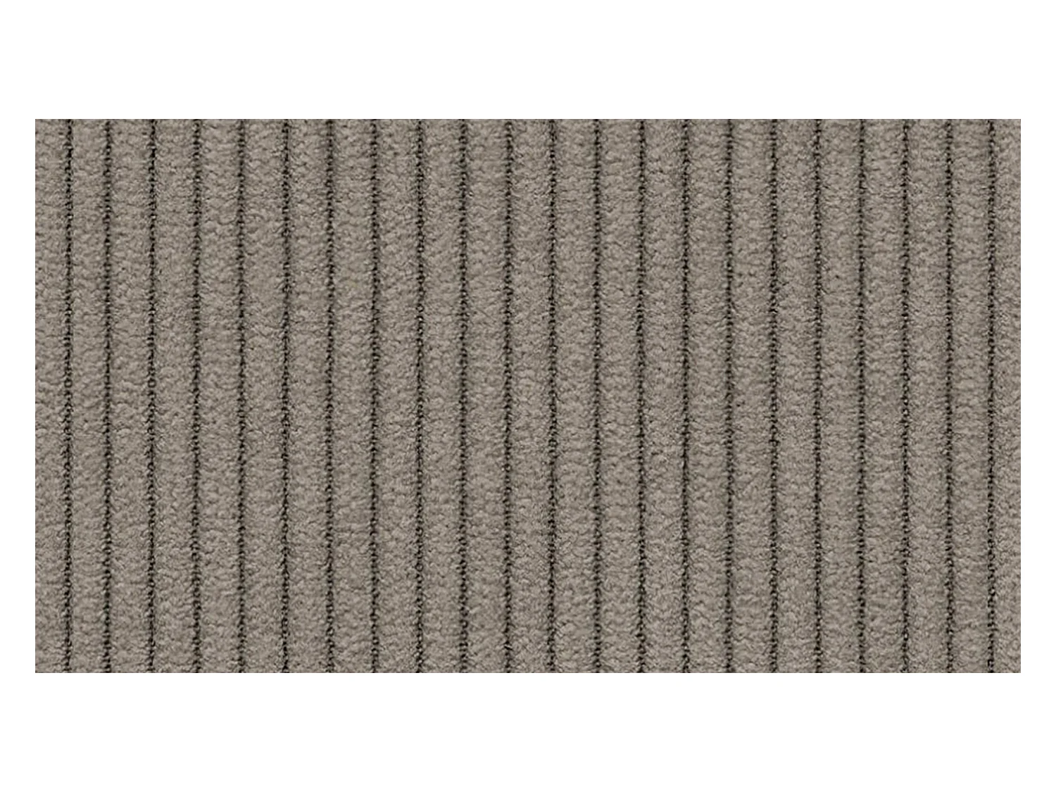 Canapé 2 places VILT, tissu taupe