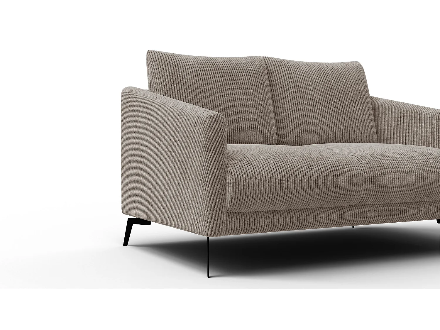 Sofa 2-Sitzer VILT, taupe