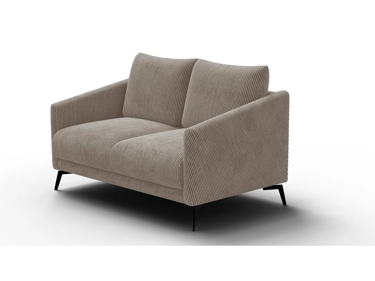 Sofa 2-Sitzer VILT, taupe