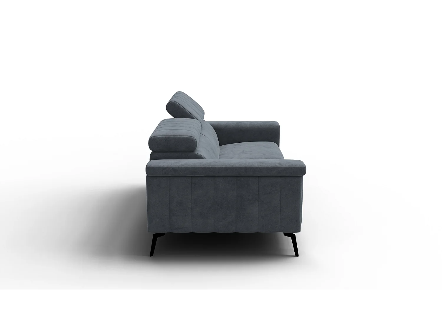 Sofa 3-Sitzer NORDEL, dunkelgrau