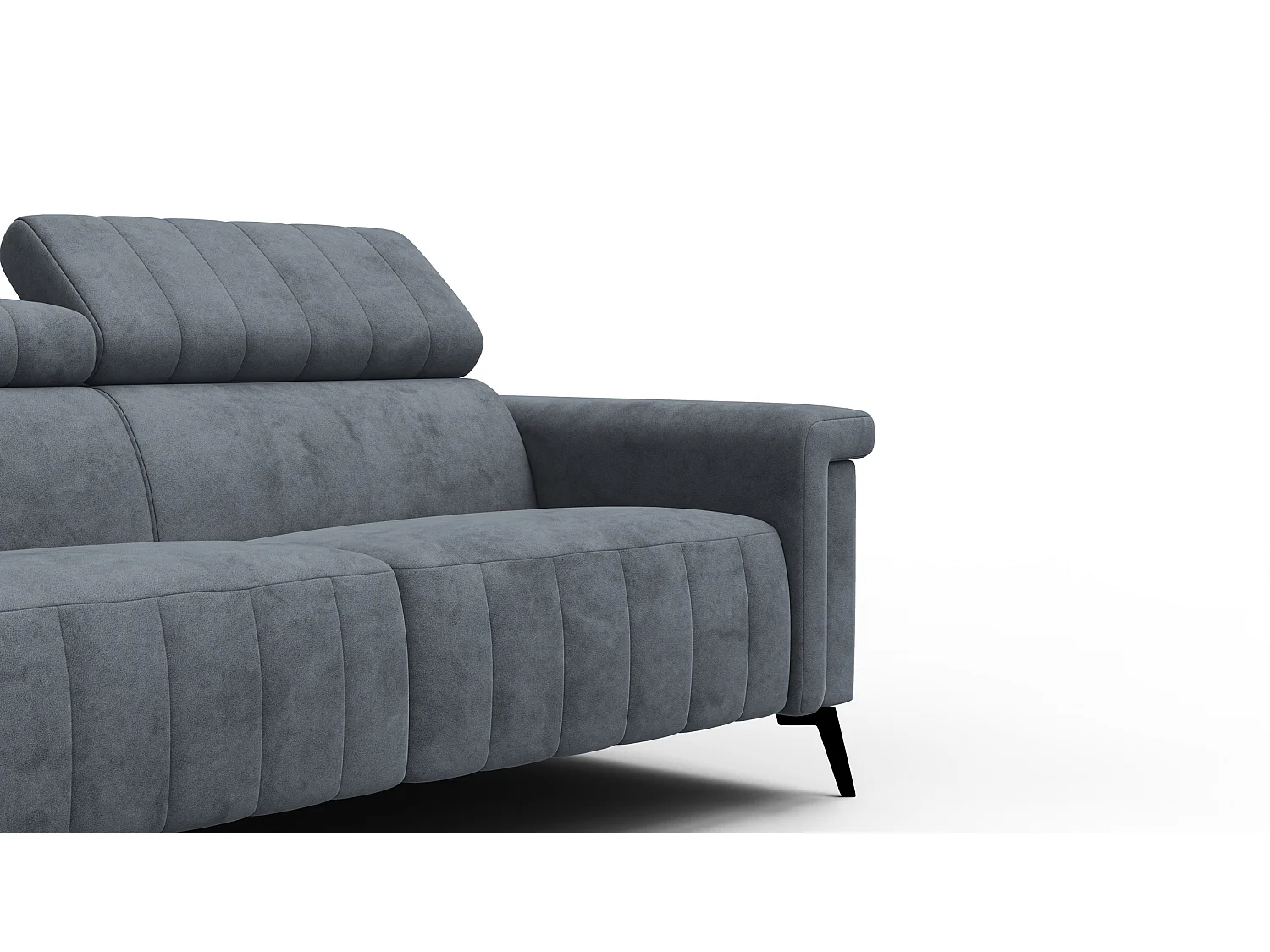 Sofa 3-Sitzer NORDEL, dunkelgrau
