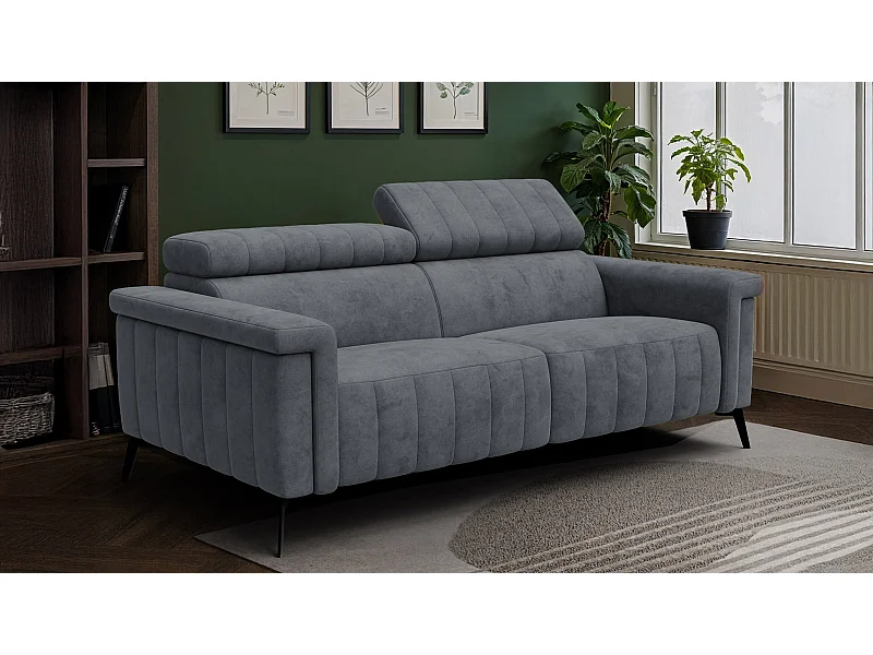 Sofa 3-Sitzer NORDEL, dunkelgrau