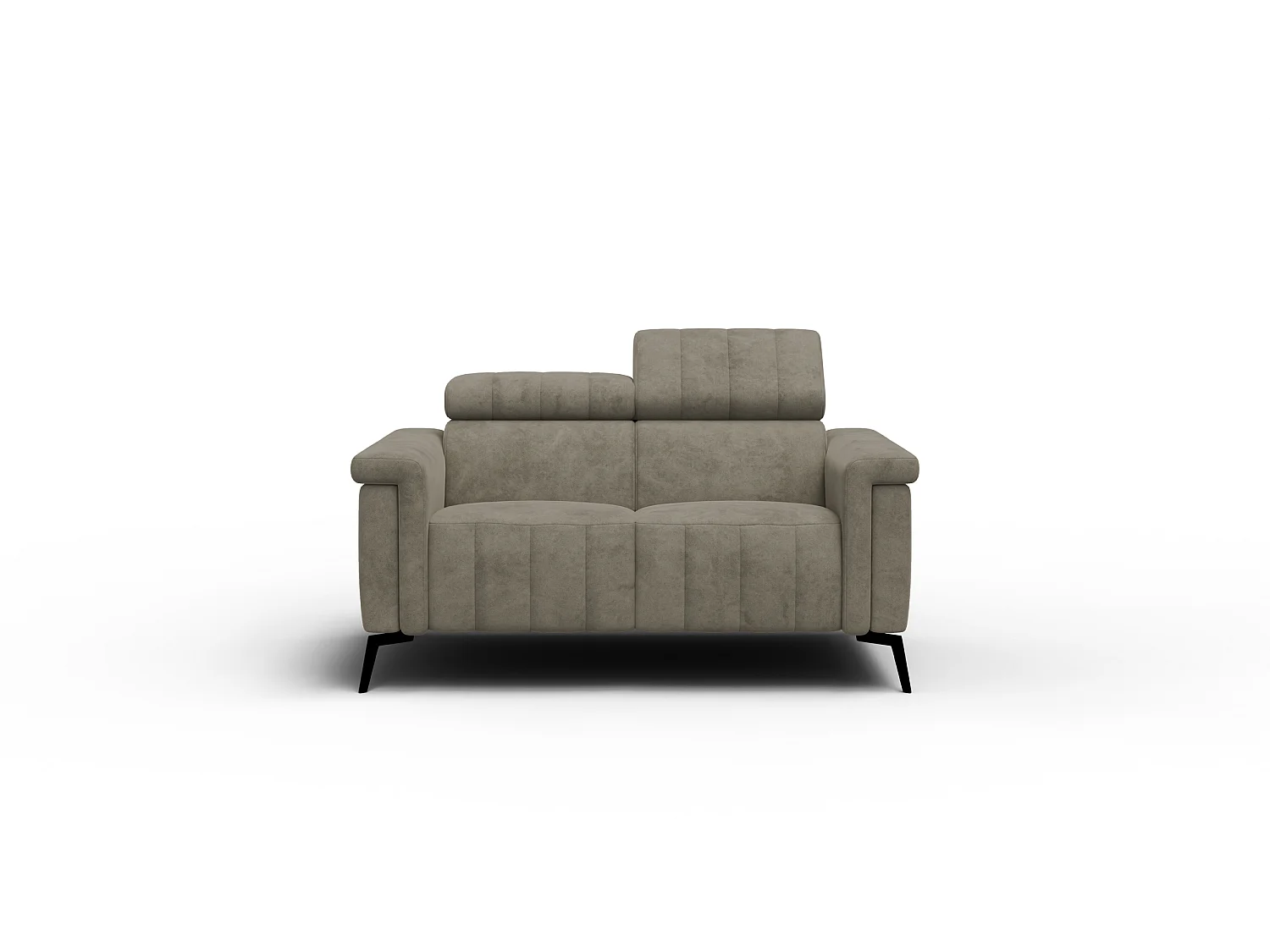 Sofa 2-Sitzer NORDEL, dunkles beige