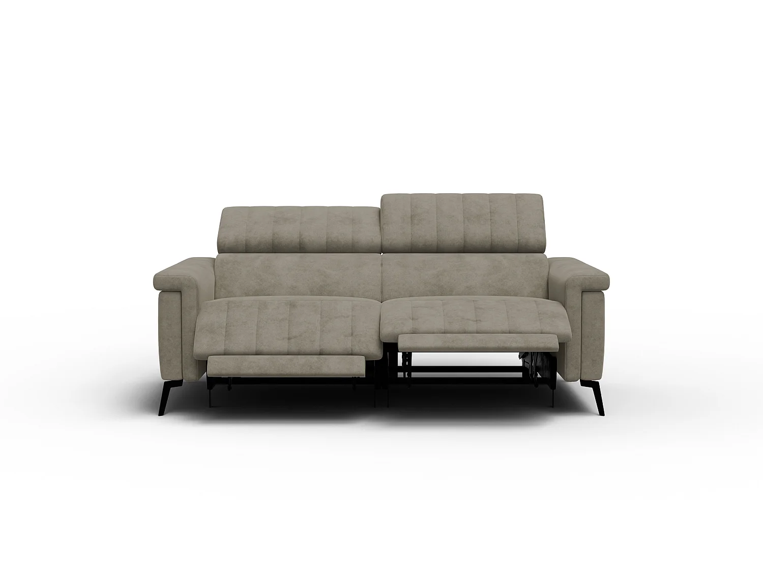 Relaxsofa 3-Sitzer NORDEL, dunkles beige