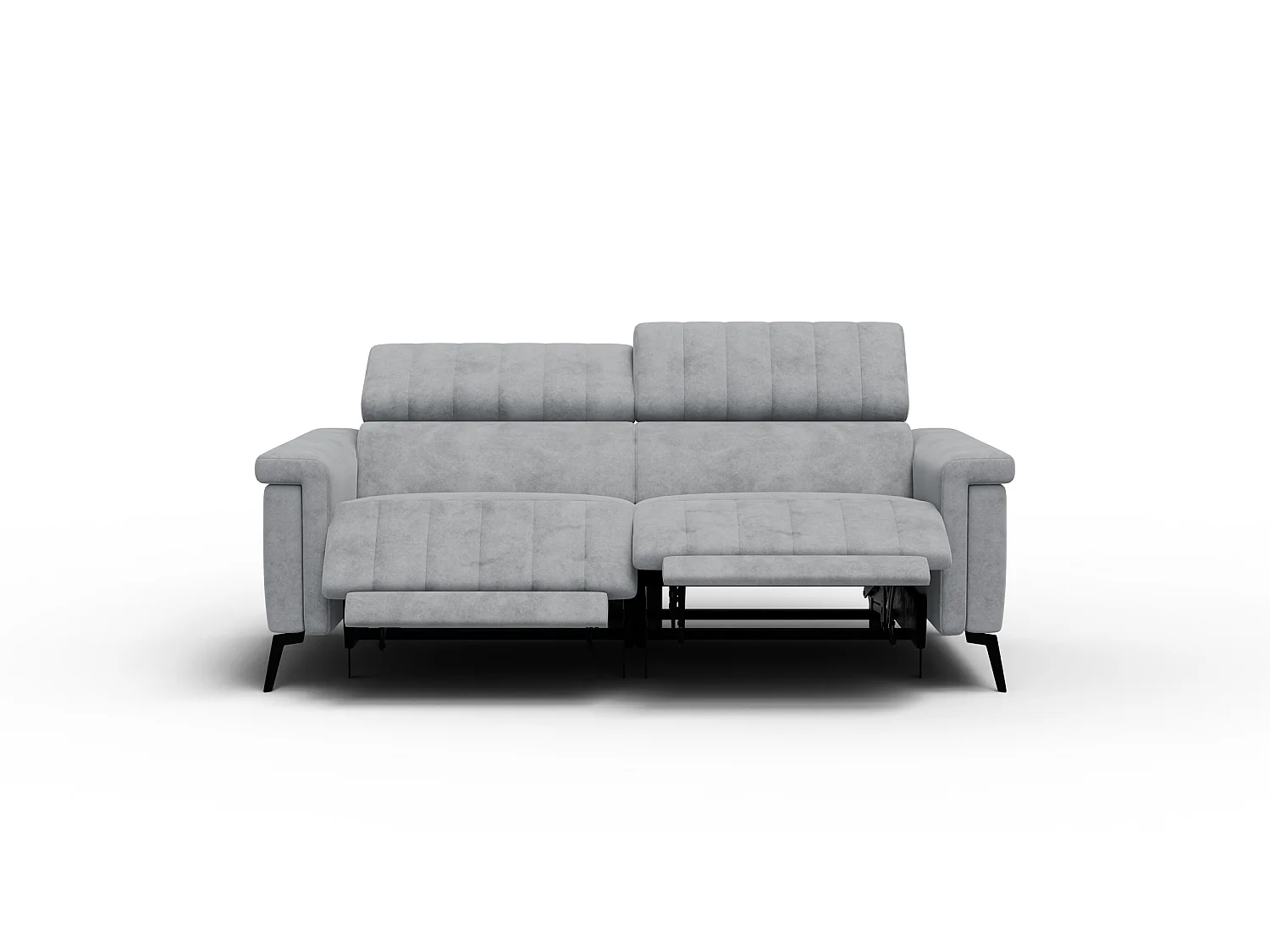 Relaxsofa 3-Sitzer NORDEL, grau