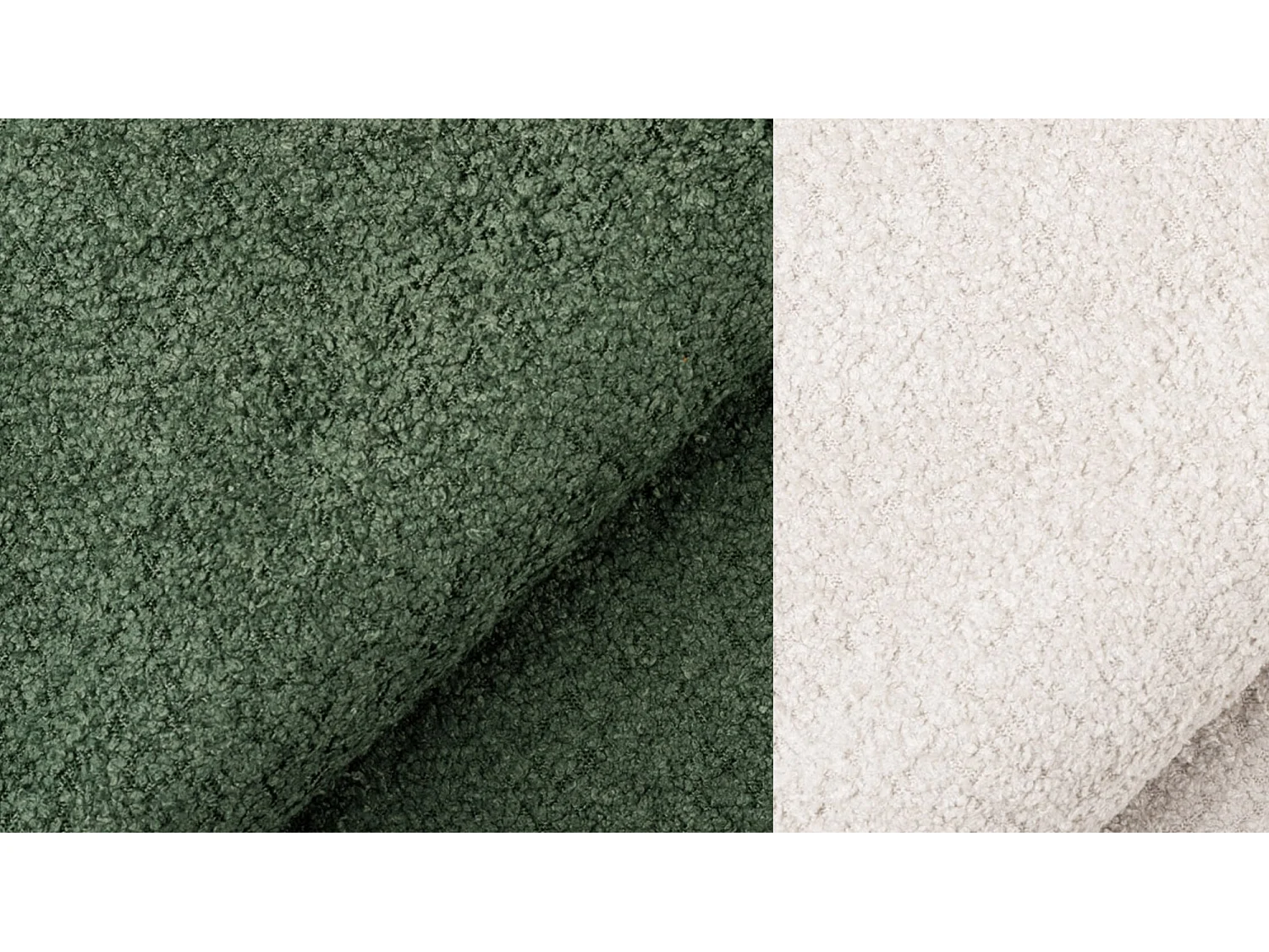 Canapé 2,5 places CALME, tissu olive